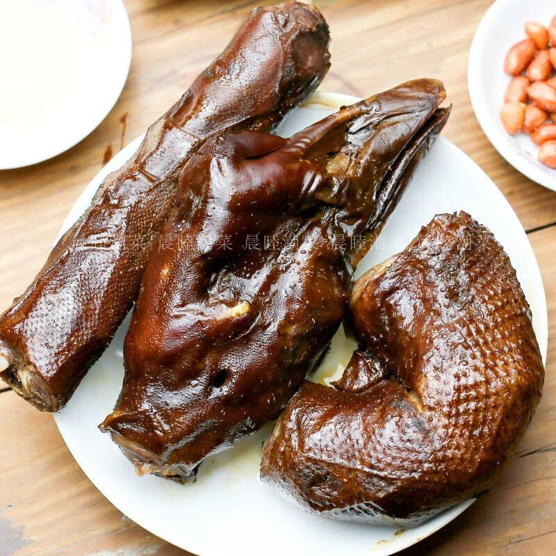 味巴哥汕头特产狮头鹅澄海潮汕卤鹅肉卤味卤水即食批发潮州卤水 鹅头