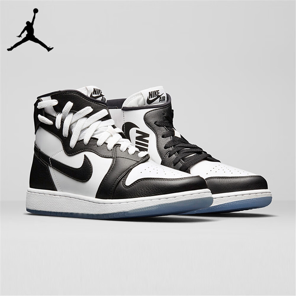 耐克/nike air jordan1 aj1 拉链黑白熊猫解构女子运动休闲鞋篮球鞋