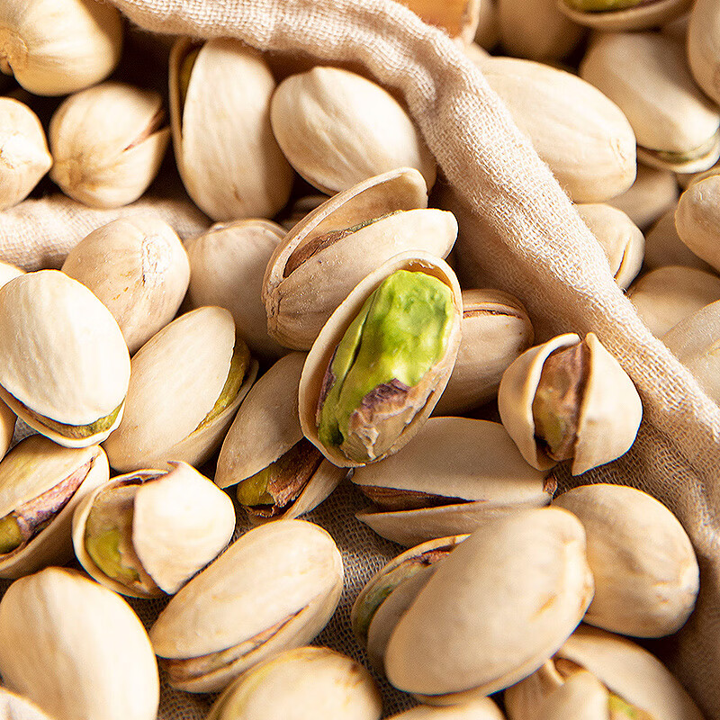 诺诺多滋开心果坚果盐焗开心果新货原味干果批发 白色大颗淡盐3斤分享