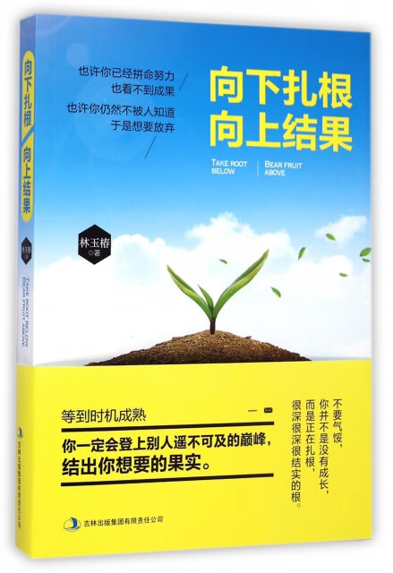 向下扎根 向上结果林玉椿著9787549592励志与成功/成功学吉林出版集团