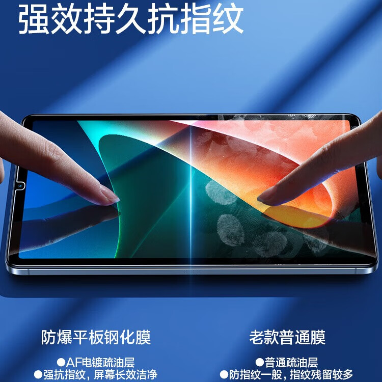 闪魔【精选直发】适用小米平板5/5pro钢化膜小米平板5pro12.4英寸11全屏小米pad红米抗蓝光覆盖高清电 红米 Pad SE(11英寸)【加强版】两片+神器