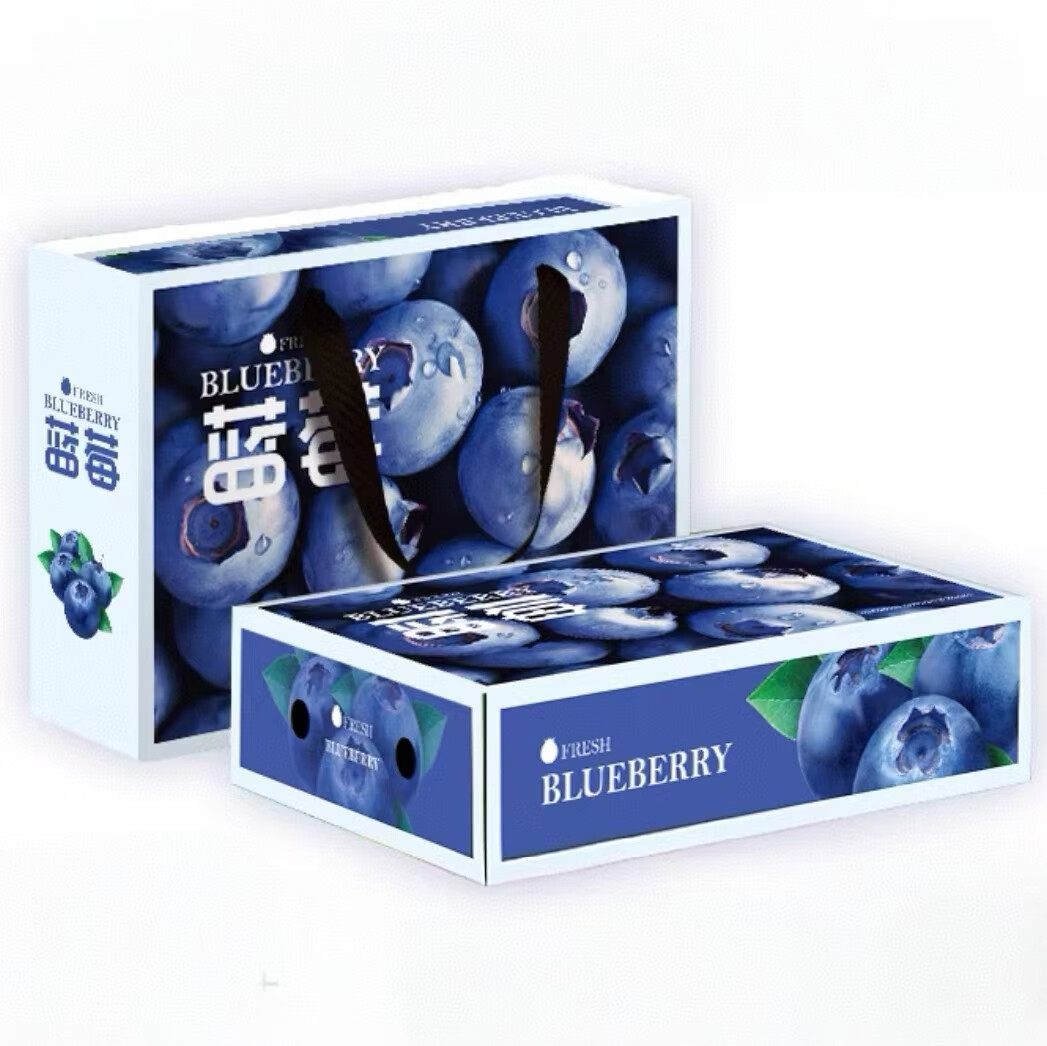 京果怡人云南高山蓝莓 特大果怡颗莓蓝莓鲜果新鲜当季孕妇水果整箱礼盒 6盒礼盒装 特大果24mm+【巨无霸果】