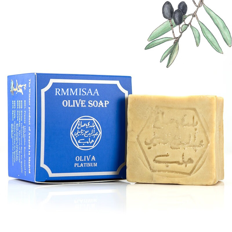 VEBIXRMM叙利亚橄榄手工古皂原装进口40%月桂油洗发沐浴洗脸卸妆皂孕婴用 三年古皂【3盒装+起泡网】 200克