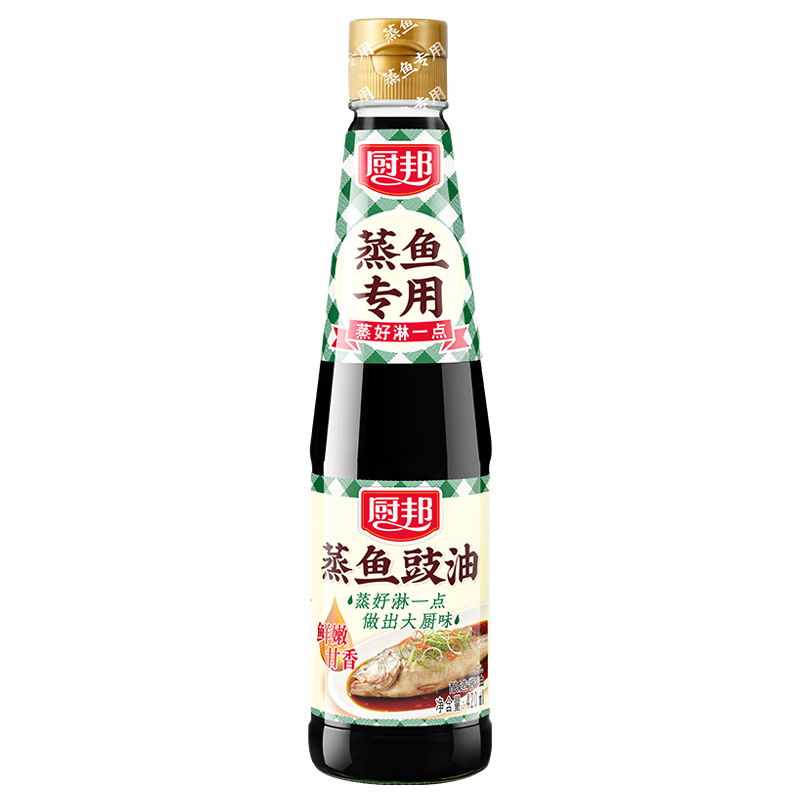 厨邦 酱油 蒸鱼豉油 日式发酵 蒸鱼蒸肉 420ml