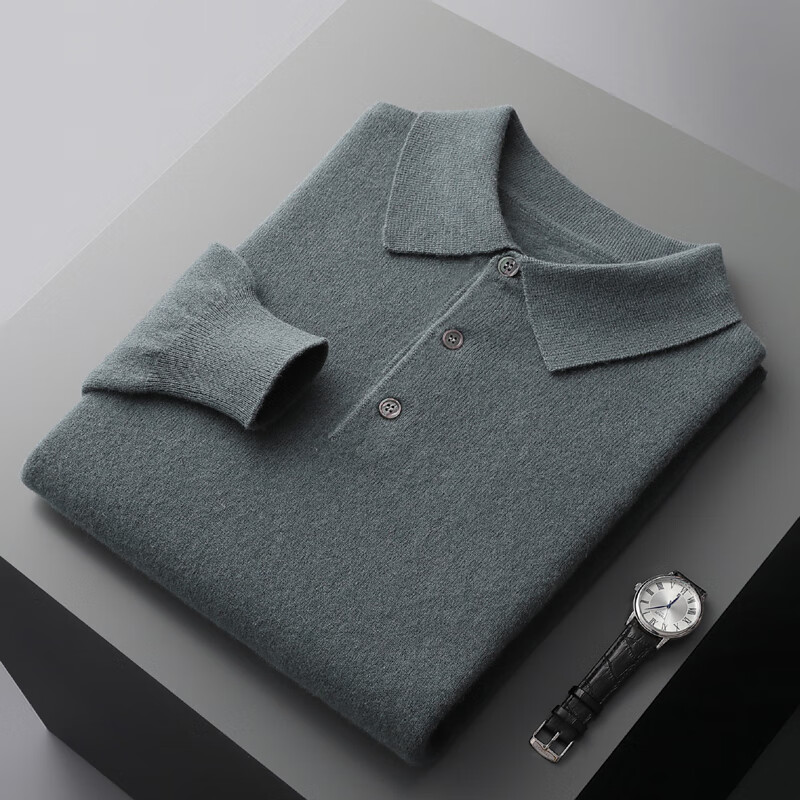 fright ordos stephen鄂尔多斯市纯山羊绒精纺纯羊绒polo领羊绒衫男