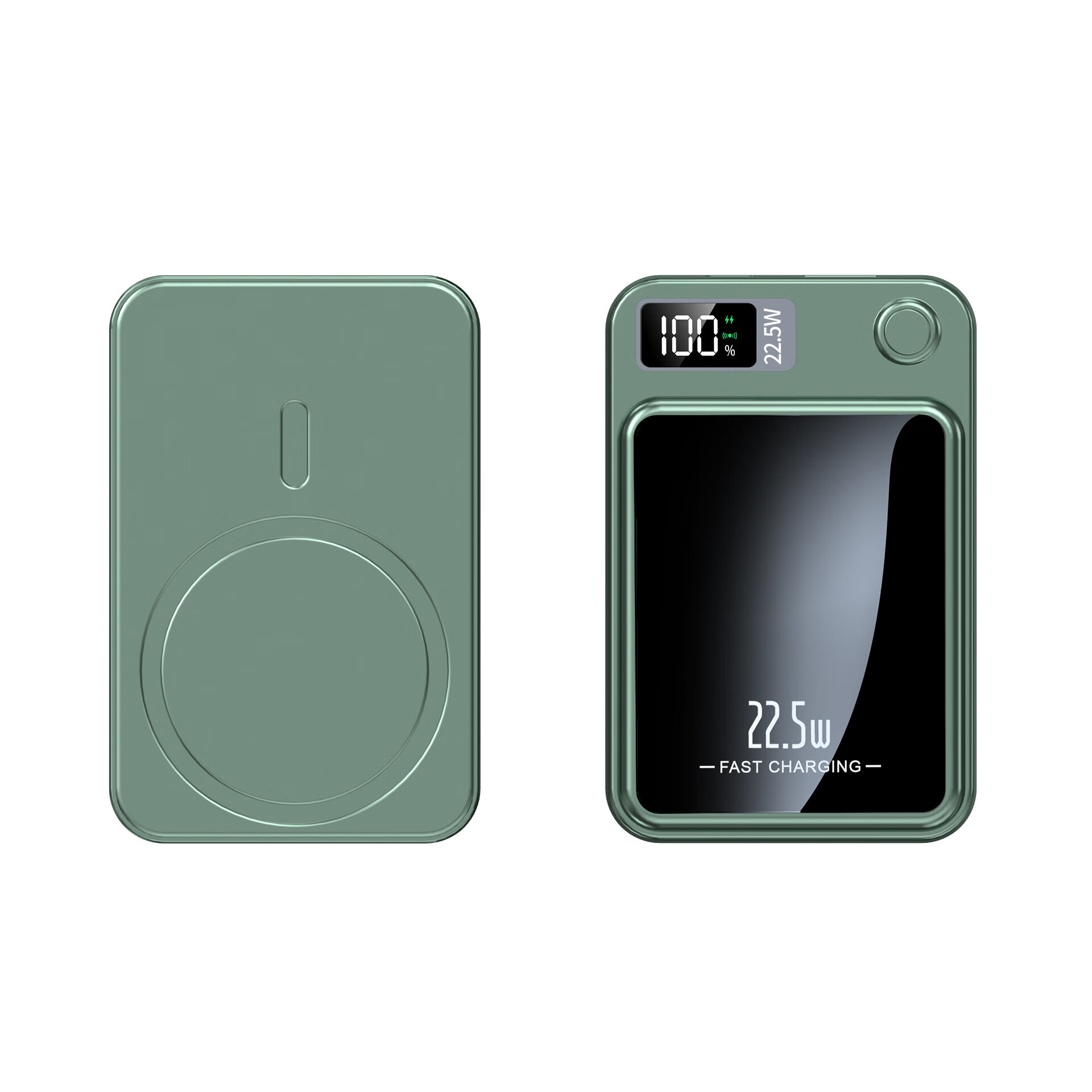 rpop充电宝磁吸20000毫安适用苹果无线快充iphone14超薄小巧智能家居 绿色标准版提速1999 20000mAh