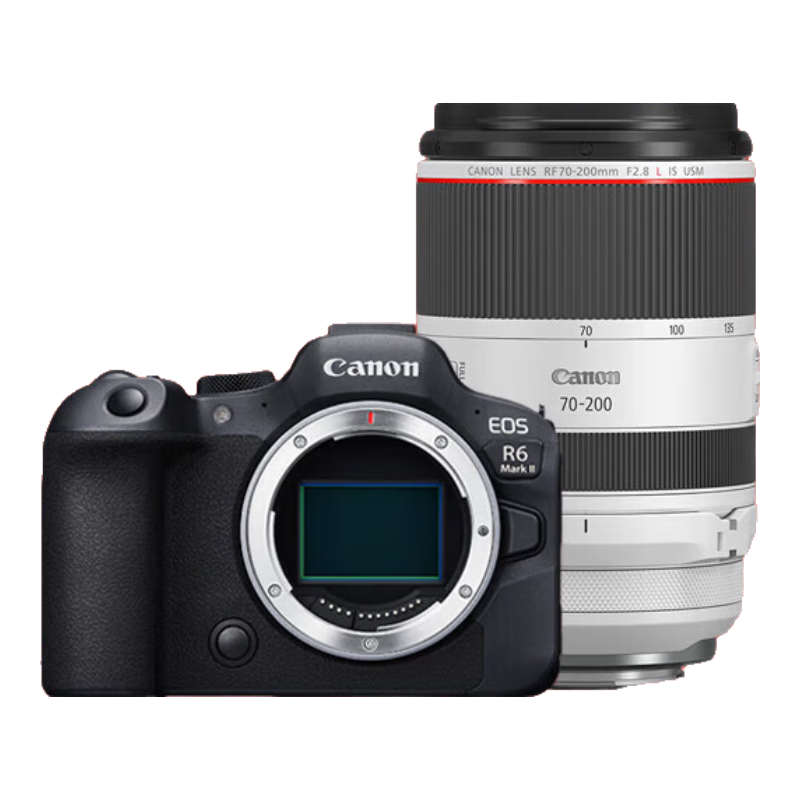 ���ܣ�Canon��EOS R6 Mark II R62 ����ȫ����΢����� 4K Vlog��Ƶֱ������� RF70-200mm F2.8Զ��佹 �����