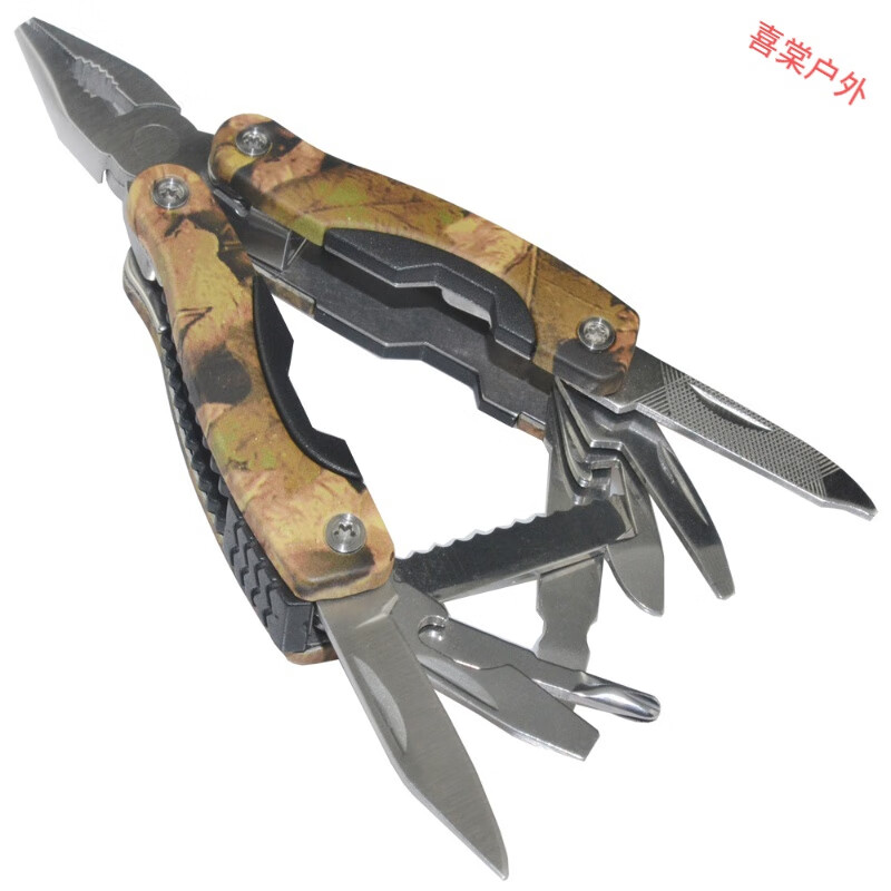 德国工兵钳 折叠钳子 多功能组合工具刀钳 多用工具钳 迷彩钳子迷