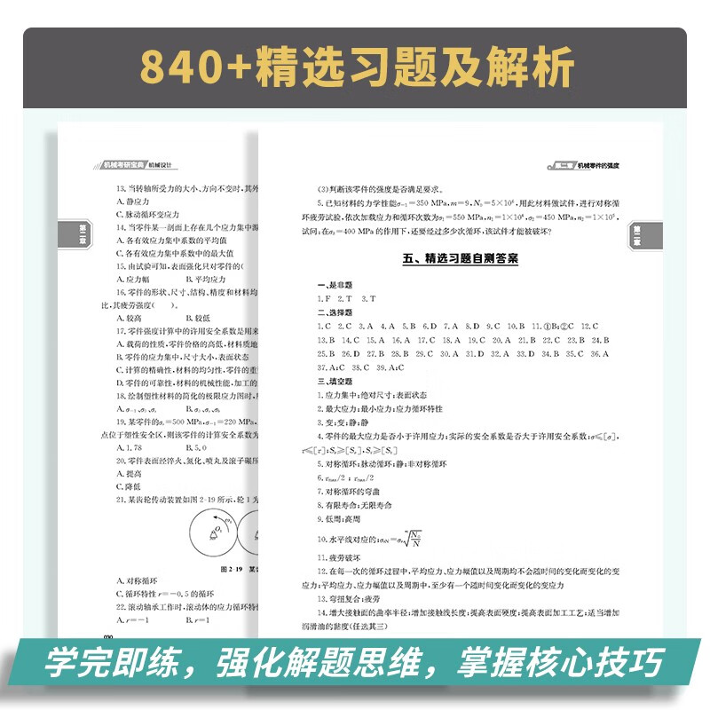 2025史瑞东机械考研宝典 机械设计 全真试题精解指南考点基础强化指导书题库习题集速背手册详情图