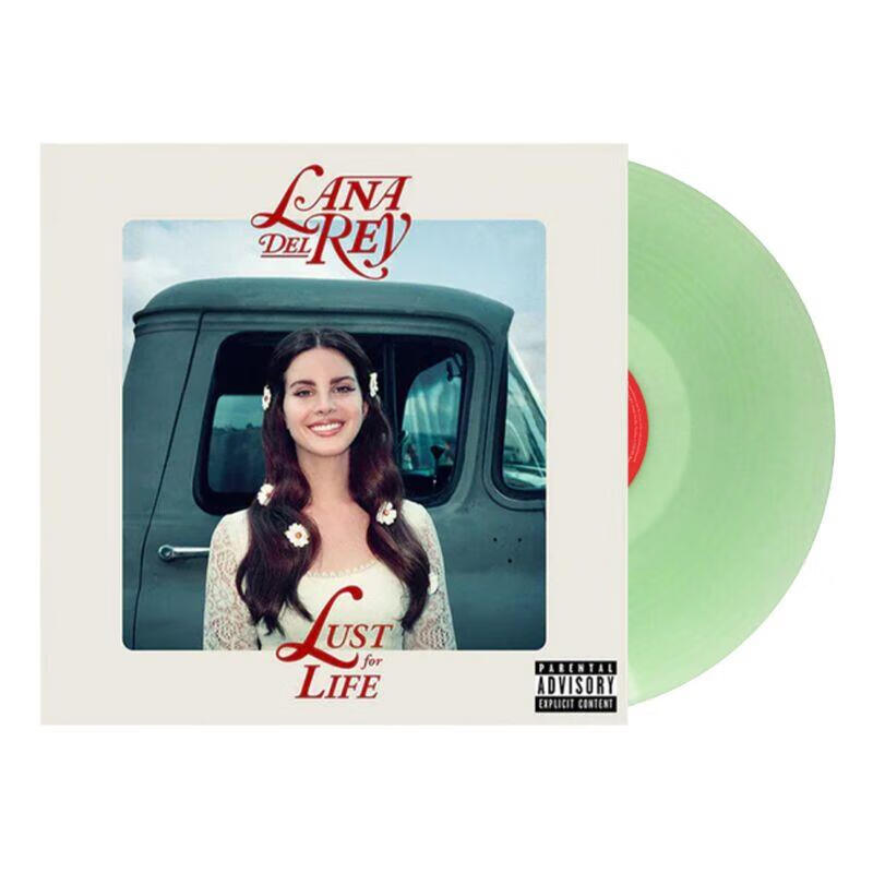 打雷姐 lana del rey lust for life 可乐瓶胶 黑胶唱片2lp coke