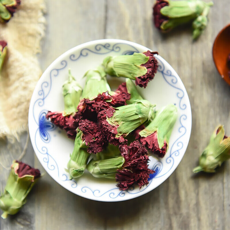 虎钢馋康乃馨花云南康乃馨干花500g散装 袋装花茶花草茶叶