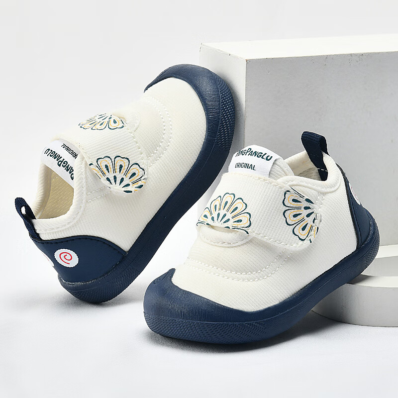 宝宝学步鞋春秋季男童0一1-3岁儿童机能鞋防滑女婴儿软底鞋子 藏青色