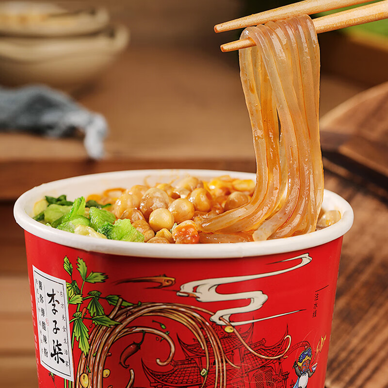 李子柒薯你弹酸辣粉桶装252gx5红薯粉粉丝方便速食食品 252g酸辣粉(桶