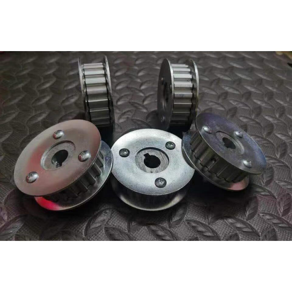 半自动锡膏印刷机丝印机配件专用马达轮皮带轮刮刀左右皮带从动轮