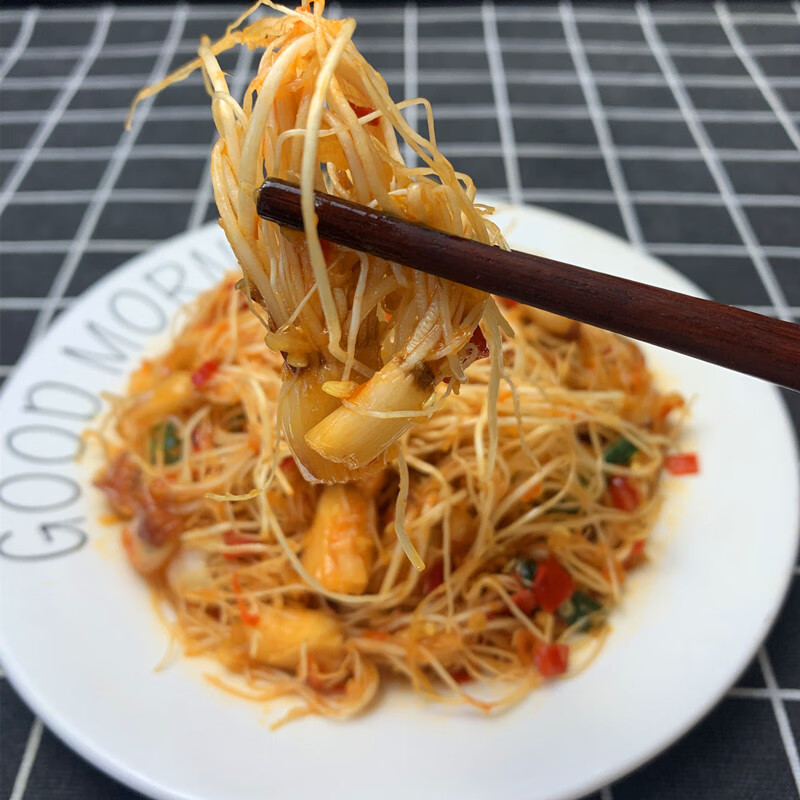 轻即江西特产竹香飘飘农家大蒜须大蒜叶大蒜苗杆下饭菜小菜 大蒜须250