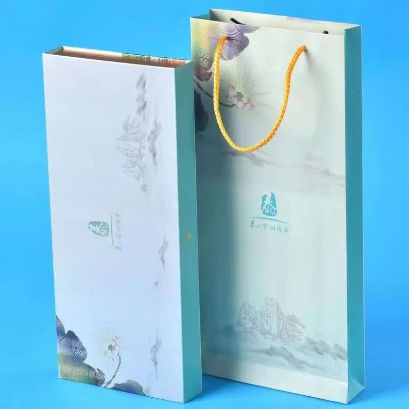 礼盒情人节贈男友贈长辈节日礼物 泰山四悦礼盒贈手提袋(不含烟)