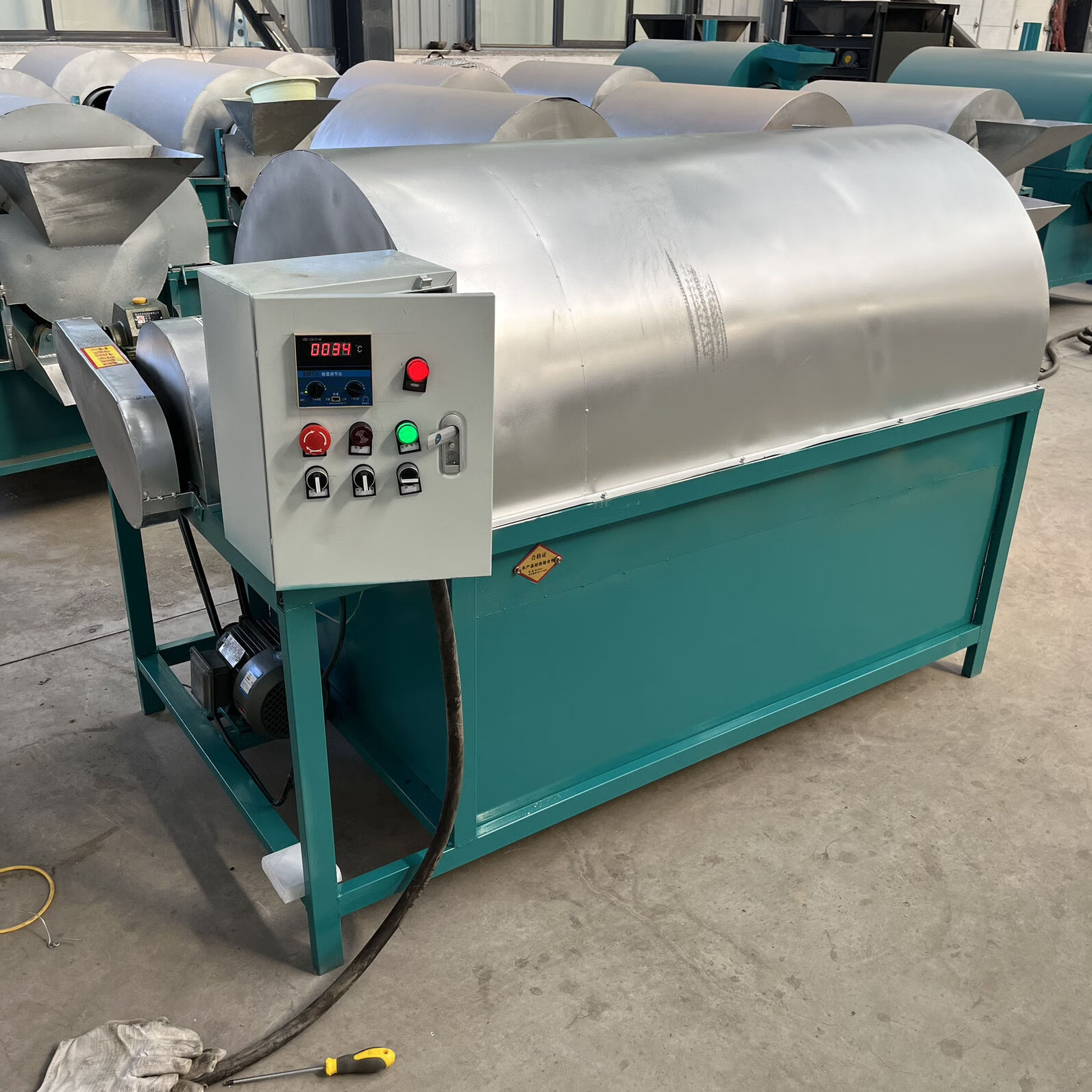 图姆斯炒瓜子花生的机器多功能电加热花生芝麻货机炒籽机移动移动式