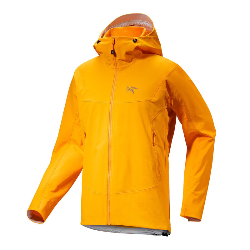始祖鸟（ARC'TERYX）买手代购 Gamma Hoody 男士风衣 春秋连帽夹克 透气软壳弹力外套 Edziza 埃奇橙 M