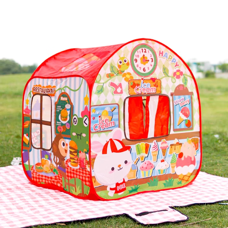 皇室（Toyroyal）儿童帐篷玩具室内户外帐篷过家家玩具游戏屋生日礼物 【爆款】游戏屋帐篷（送彩泥）