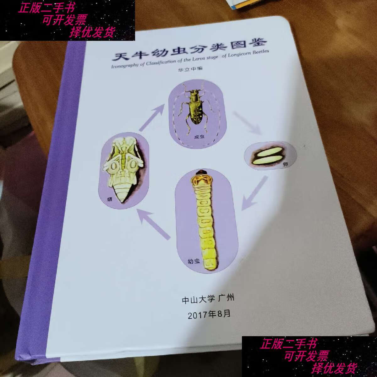 【二手书9成新】华立中 2017: 天牛幼虫分类图鉴 /华立中 中山大学