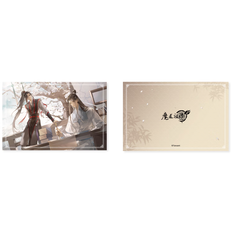 fantast store【魔道祖师】动画-藏书阁 收藏卡 魏无羡蓝忘机 pet材质