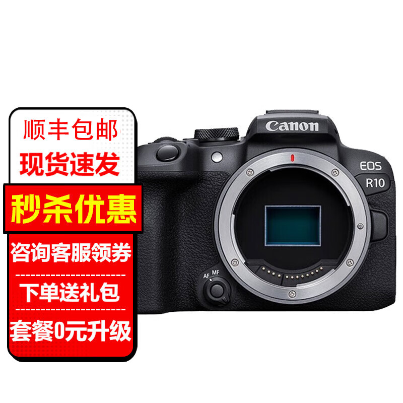 佳能（Canon）EOS R10微单相机 APS-C画幅微单 学生 Vlog入门相机 R10 18-45mm F4.5-6.3 镜头套机 全新港行