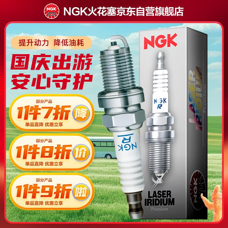 NGK双铂金火花塞95463四支装朗行朗逸宝来途安迈速腾高尔夫波罗/A3Q3