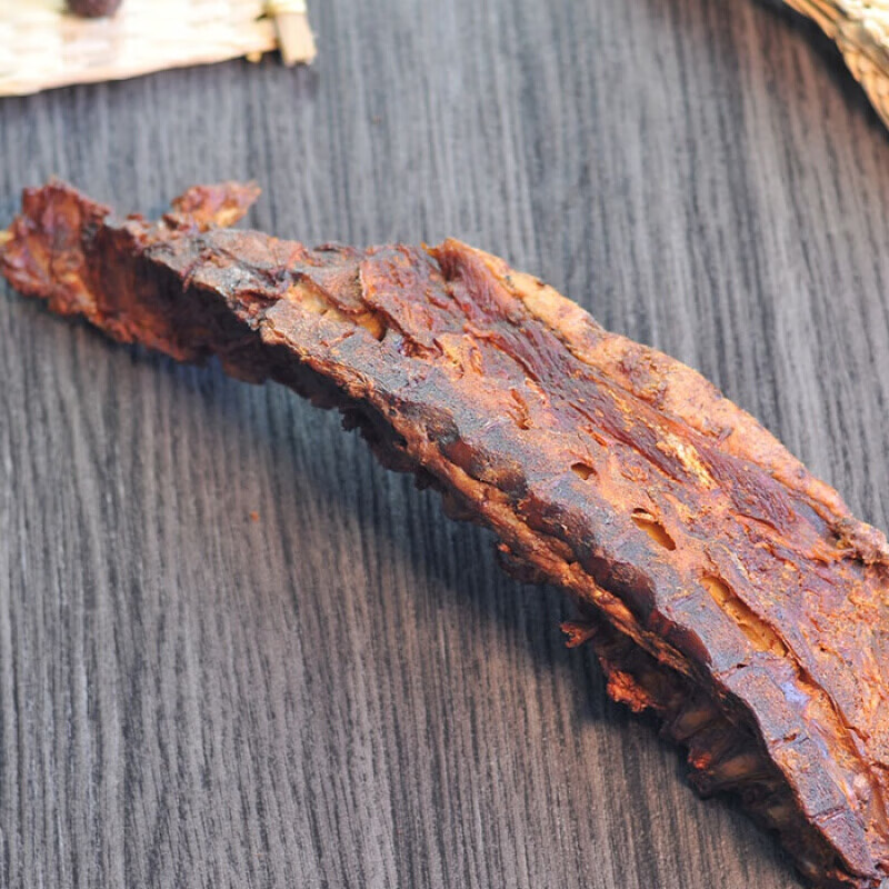 虎钢馋腊脊排腊排骨农家腊肉湖南特产烟熏排骨炖汤 散装500g按重售卖