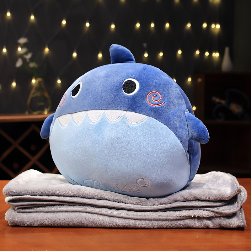 君恋抱枕被子两用靠枕折叠空调毯午睡枕靠垫枕头三合一办公室午睡神器