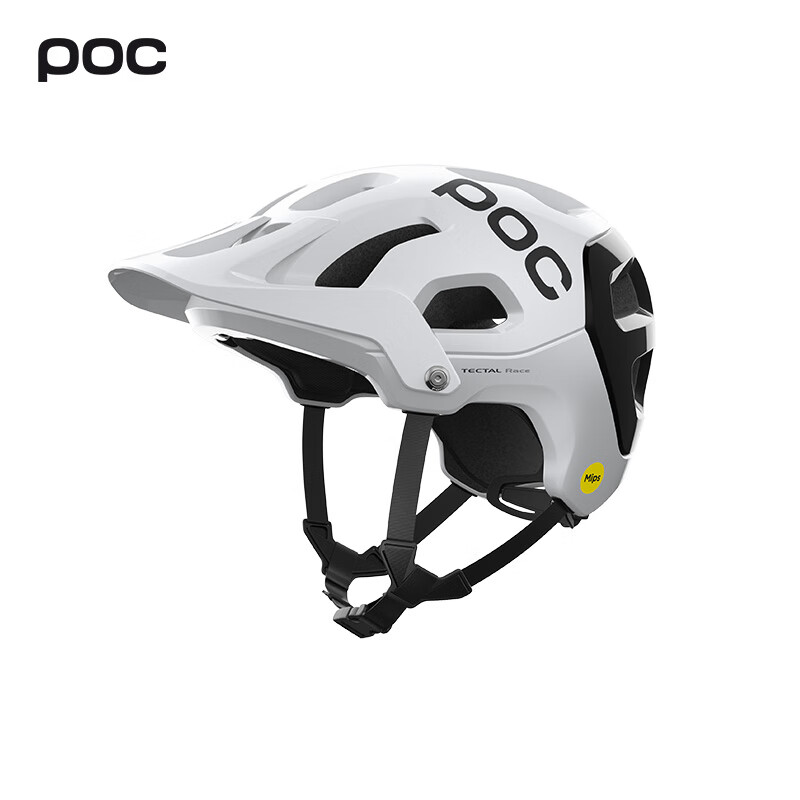 POC HELMETS & ARMOR瑞典poc 骑行头盔 男女山地车骑行头盔 滑雪Tectal Race MIPS头盔 白色 M
