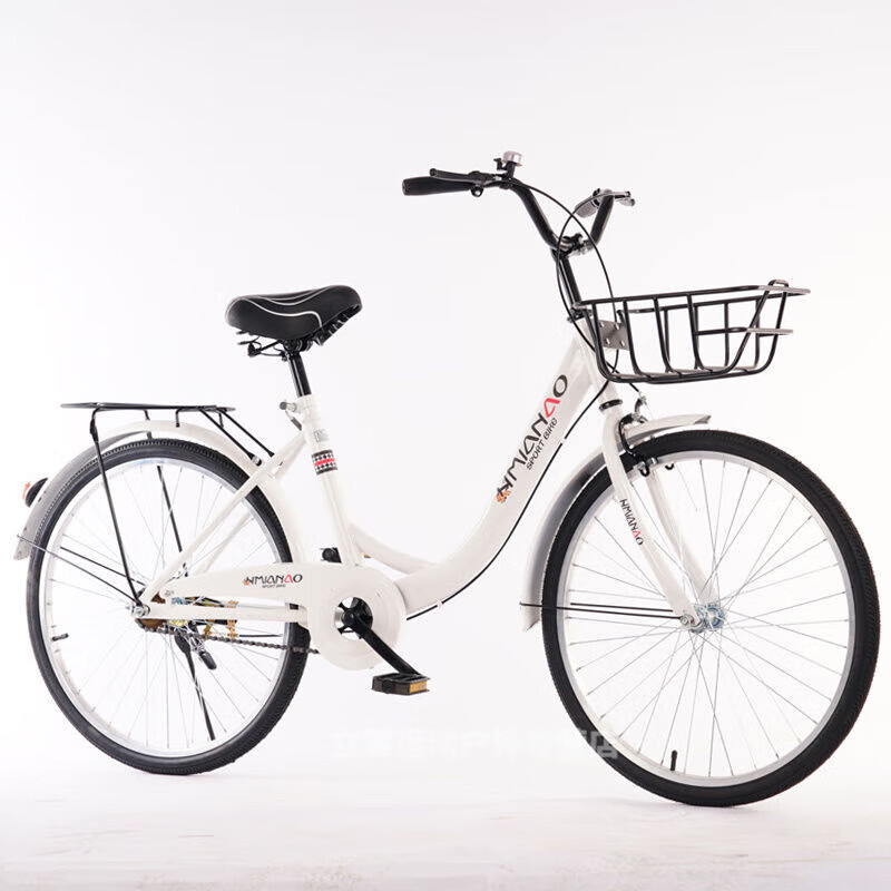 襟敞实心轮胎自行车成年人上班族家用免安装买菜充气哈罗休闲 抱刹