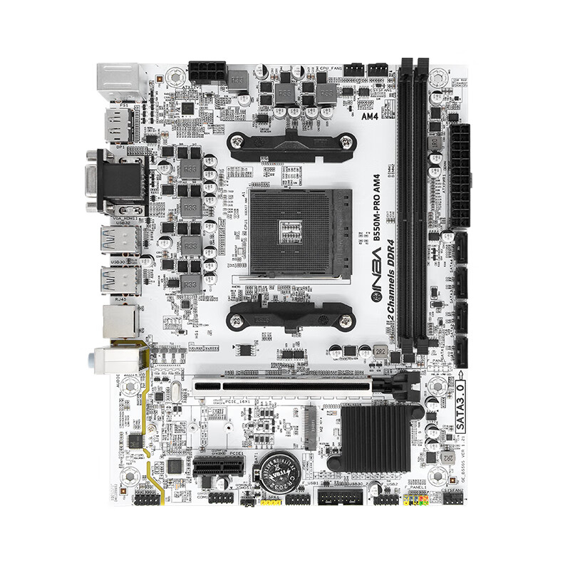 PLUS��Ա�����׹����СӰ��(INBA)B550M/AM4 STARS�׻� ˫DDR4 ���� ֧��3700X/5700X/5600G