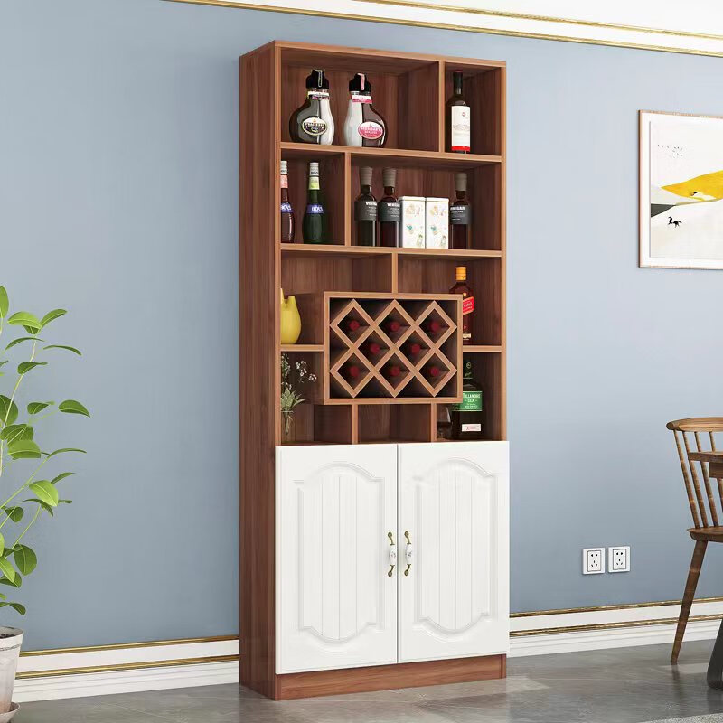 现代中式风格酒柜生态实木红子饮料柜茶叶玄关柜鞋酒架装饰柜化妆 80