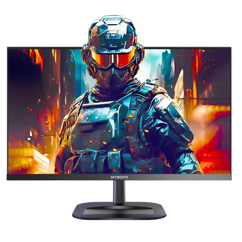 创维23.8英寸 电竞显示器 原生144Hz IPS 350nit高亮 低蓝光不闪 8bit 广色域 办公显示屏 F24G30F SE