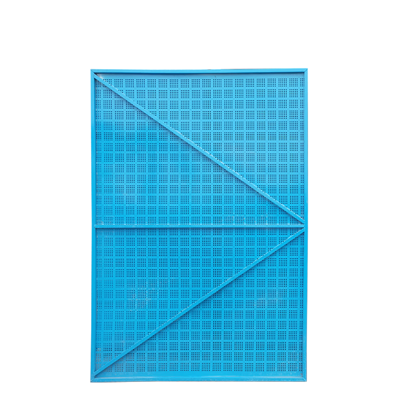 金蝎米字型爬架網(wǎng)建筑安全防護網(wǎng)片外架鋼板網(wǎng)工地外墻提升架防墜網(wǎng) 0.4mm板/0.7mm管/1.0米*2.0米