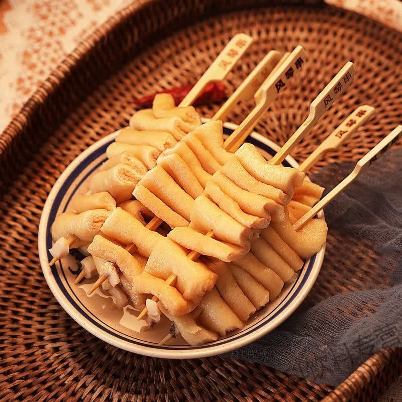 食芳溢风琴串豆皮串20g*10串日式火锅豆腐串便利店食材 200g (10串)*1