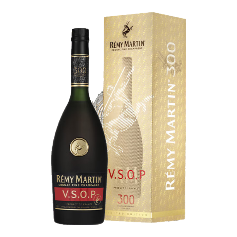 人頭馬（Remy Martin）洋酒 VSOP優(yōu)質(zhì)香檳區干邑300周年限定珍藏版 700ml*1瓶