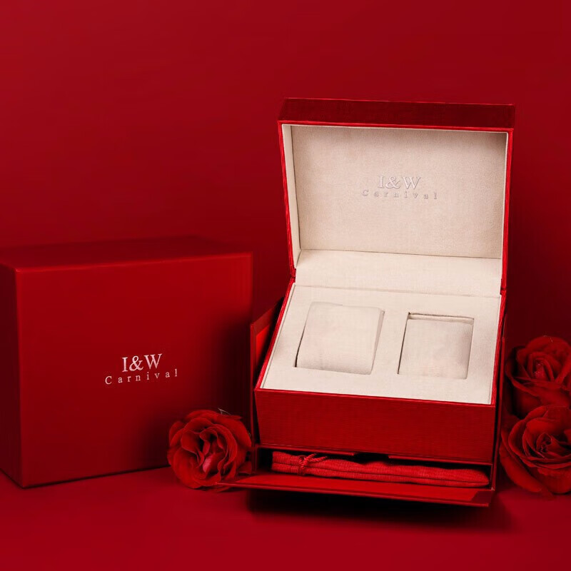 爱沃驰瑞士钻钉刻度纤薄32mm时尚防水石英手表女士表七夕生日礼物送女友 银壳白面|黑皮带