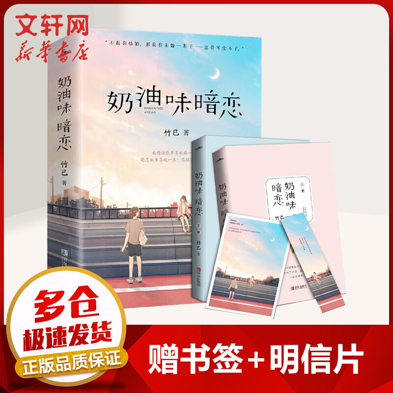竹已小说实体书 奶油味暗恋 定价55