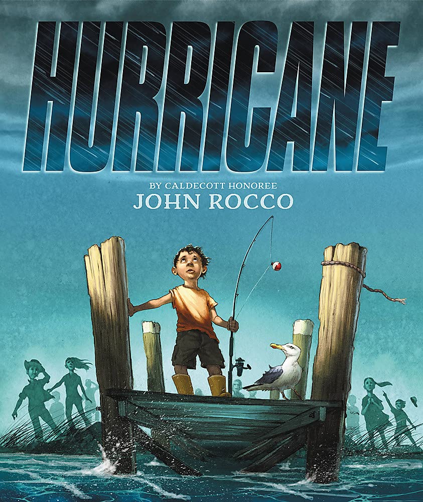 飓风 john rocco 凯迪克奖作家 精装绘本 英文原版 hurricane 停电