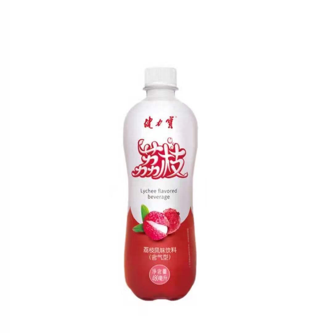 健力宝(jianlibao)荔枝味瓶装饮料480ml*15瓶含气型饮料 荔枝味480ml*