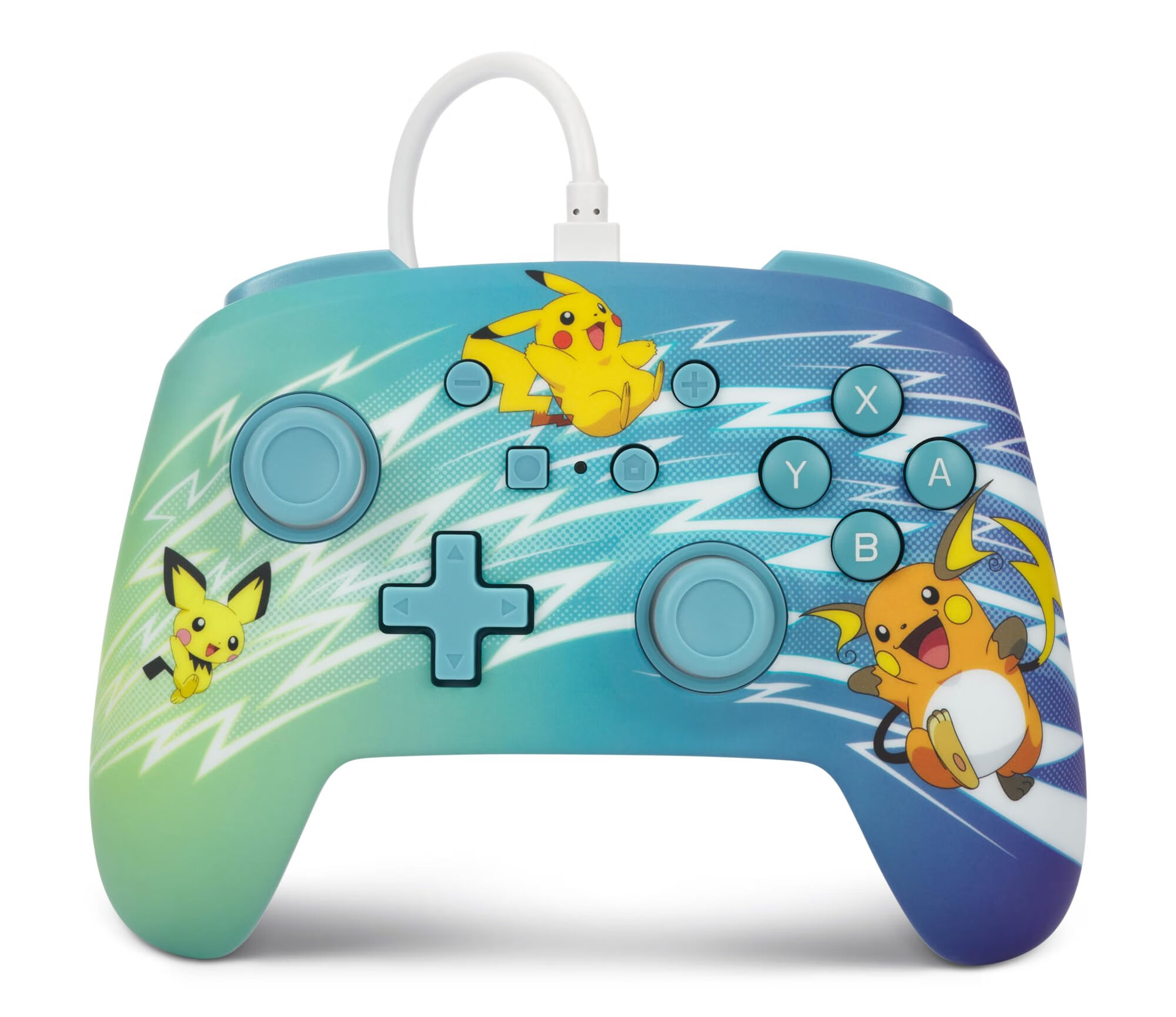 PowerA 任天堂官方授权加强版有线Nintendo Switch游戏手柄皮卡丘进化版