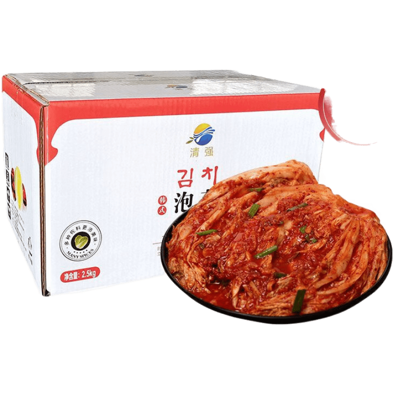 望蓝川清强韩国辣白菜韩式正宗泡菜朝鲜族辣白菜1kg东北咸菜下饭菜 5斤整颗(甜辣)