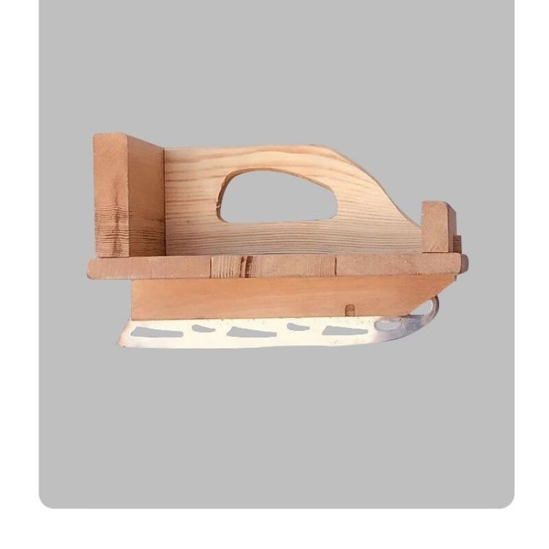 顺优冰车户外冰车滑冰车实木冰车单腿驴单刀冰车 蹲滑单刀冰车(冰锥)