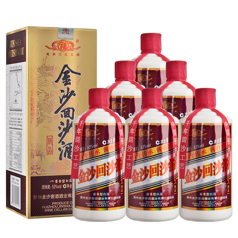 回沙老酱酒53度500ml图片