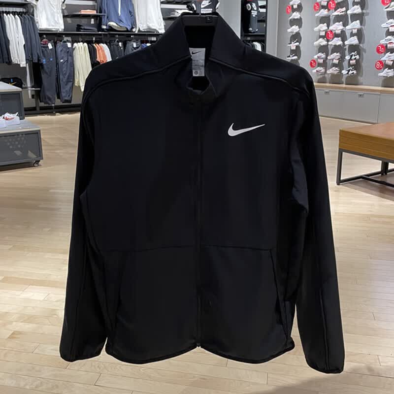 耐克男装 秋季新款运动服健身训练舒适透气休闲防风外套梭织夹克 dm