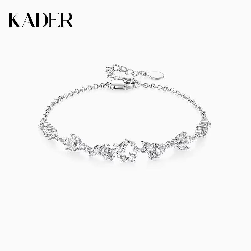 卡蒂罗 kader灿若繁花手链女生925银轻奢小众2024年新款送闺蜜生日