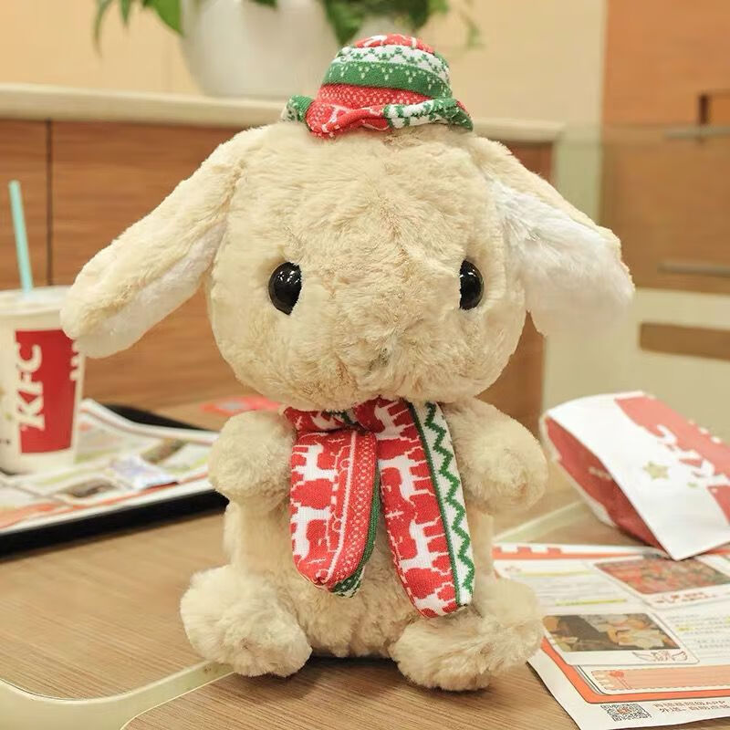 梦不落会学说话的兔子复读玩偶唱歌跳舞小白兔电动公仔女孩 棕色大