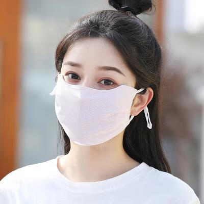 哎尚立体高颜值夏季防晒冰丝护眼口罩透气舒适高颜值时尚遮阳透气 紫色 -1个装 京东折扣/优惠券