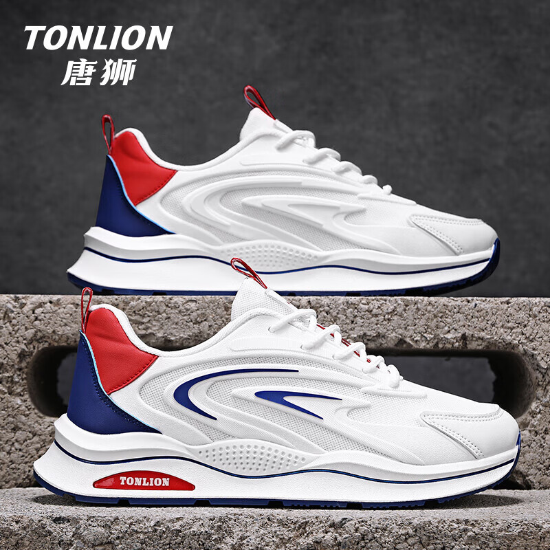 ���ڲ�������ʨ��TonLion����Ь2024�¿��ﶬ͸��С����Ь�������ϵ�Ь����ʱ���˶�����Ь �׺�ɫTSN20243014 42